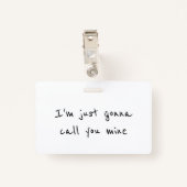 rep-badge badge (Achterkant met clip)