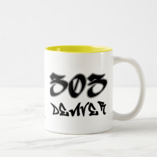 Rep Denver (303) Tweekleurige Koffiemok
