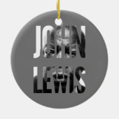 Rep. Lewis Classic Keramisch Ornament (Achterkant)