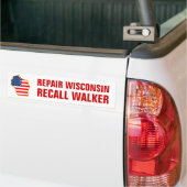 Repair Wisconsin, Recall Walker Bumpersticker (Op Truck)
