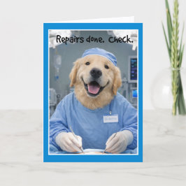 Repairs Done Get Well Card SG-1 Kaart