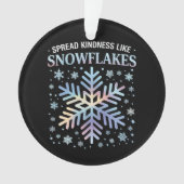 Répandre la gentillesse comme des flocons de neige (devant)