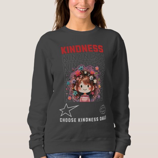 Répandre la positivité avec notre Sweatshirt "Kind (Devant)