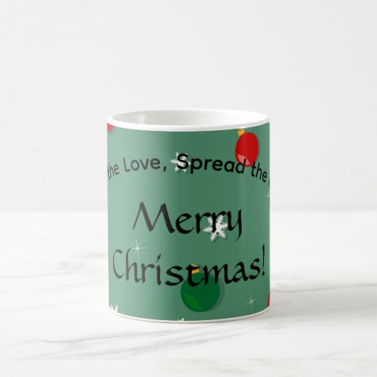 Répandre l'amour, répandre la Mug de Noël à la joi (Centre)