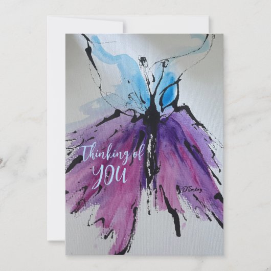 Répandre votre carte pour notes d'ailes (Devant)