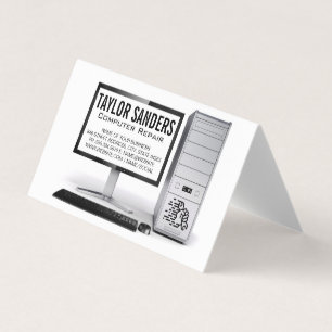 Reparatie computertechnicus visitekaartjes