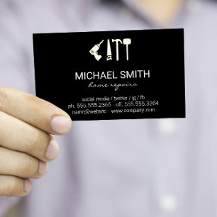 Reparatie thuisservices Hardwarehulpmiddelen H Visitekaartje