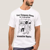Reparatie van auto's t-shirt (Voorkant)