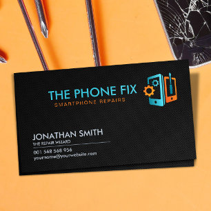 Reparatie van moderne smartphones  visitekaartje