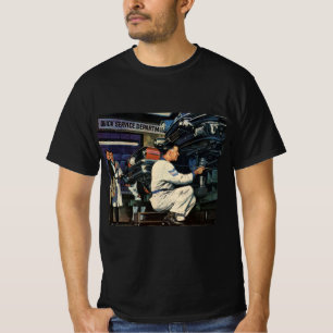 Reparatiebedrijf voor oldtimers Auto monteur T-shirt
