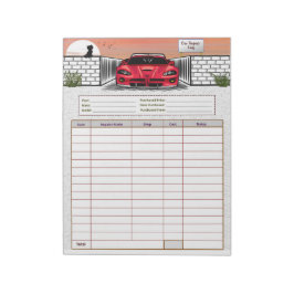 Reparatieboek Auto Notitieblok