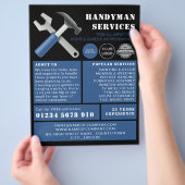 Reparatieprogramma's, Adverteren de handyman Flyer (Hand)