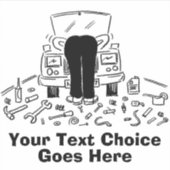 Reparaties en onderhoud van auto's sticker (Voorkant)