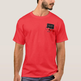 Reparatieservice computertechnicus Rood T-shirt