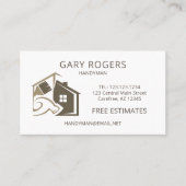 Réparation à domicile Carte de visite Handyman (Devant)