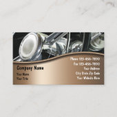 Réparation automatique Cartes de visite mécaniques (Devant)