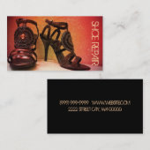 Réparation de chaussures, chaussures, Carte de vis (Devant / Derrière)