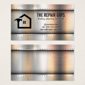 Réparation de la maison Arrière - plan métallique  (Devant & derrière)