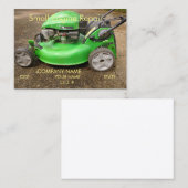 Réparation de petits moteurs / Carte de visite d'a (Devant / Derrière)