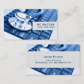 Réparation d'ordinateurs, Cartes de visite techniq (Devant / Derrière)