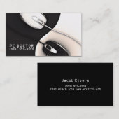 Réparation d'ordinateurs, Cartes de visite techniq (Devant / Derrière)