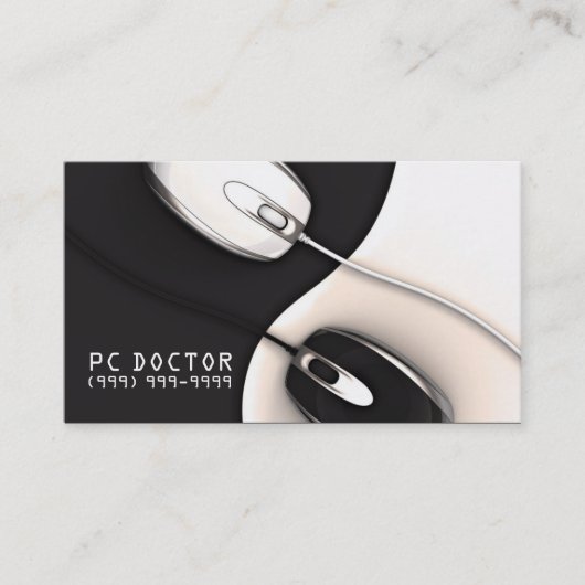 Réparation d'ordinateurs, Cartes de visite techniq (Devant)