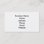 Réparations cartes de visite (Dos)