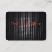 Réparations d'automobiles, carte de visite, noir, (Dos)