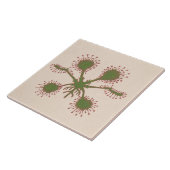 Repareer  Floral Print Tile Tegeltje (Zijkant)