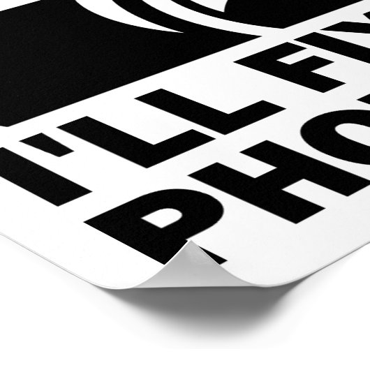 Réparez-le dans Photoshop Funny Poster (Coin)