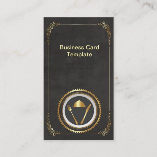 Repas carte de visite Classique (Devant)