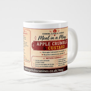 Repas dans une tasse — Grande tasse de crumble aux