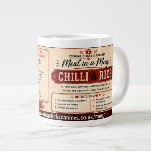 Repas dans une tasse — Recette de chili et riz Mug