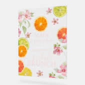 Repas de midi pour la Baby Shower Citron Rose Citr (Angle)
