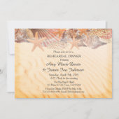 Repas de plage Seashell dîner invitation seashell5 (Devant)