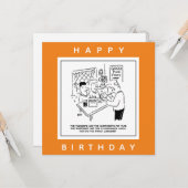 Repas de pub et dessin animé de menu de pub (Devant/Arrière en situation)