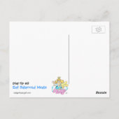 Repas équilibrés de la carte postale #8 du régime (Dos)