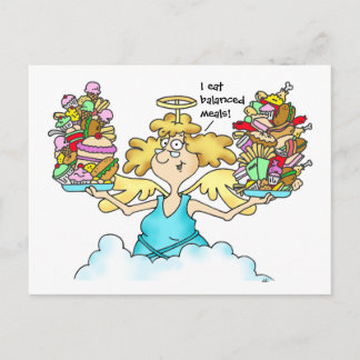 Repas équilibrés de la carte postale #8 du régime