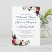 Repas Floral de la Marine Marsala Invitations (Debout devant)