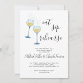 Repas Sip - Dîner de répétition Invitation (Devant)