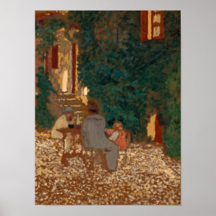 Repast in a Garden, 1898 by Edouard Vuillard Poster
