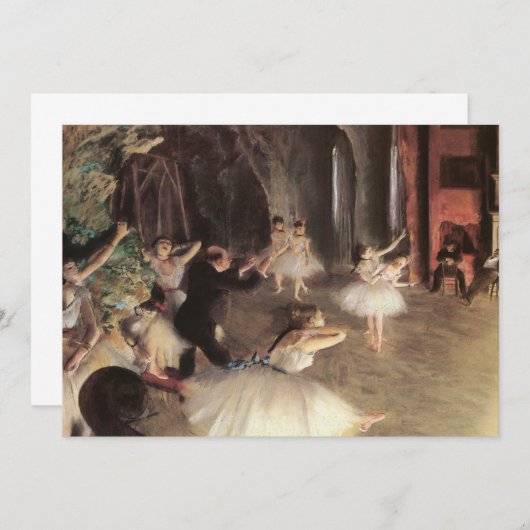 Repatriëring van het werkgebied door Edgar Degas (Voorkant / Achterkant)