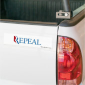 Repeal Obamacare met Romney Bumpersticker (Op Truck)