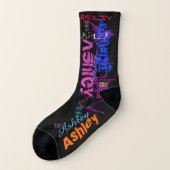 Repeating name 6 letters W Socks (Gauche - extérieur)