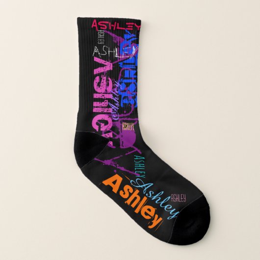 Repeating name 6 letters W Socks (Gauche intérieur)