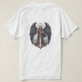 répeigne grise avec ailes et tshirt épée (Design dos)