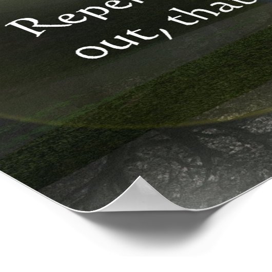 Repent Poster (Hoek)