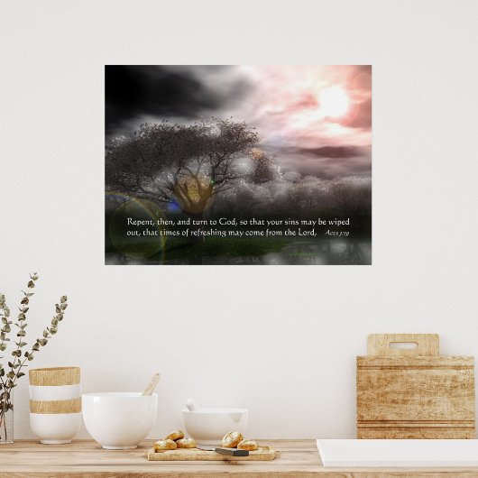 Repent Poster (Keuken)