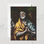 Repentant Saint Peter van El Greco Briefkaart (Voorkant / Achterkant)