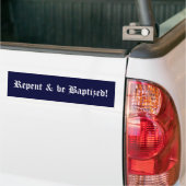 Reperen en worden afgebroken! bumpersticker (Op Truck)